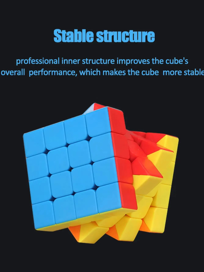 SENGSO Speed Cube 2X2 3x3 4X4 5X5 Cube Pyramide, Puzzle-Lernspielzeug, bunt / mehrfarbig - Bild 5