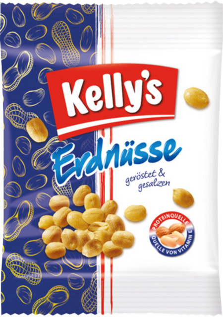 Kelly's Erdnüsse geröstet/gesalzen 50 g - Bild 1