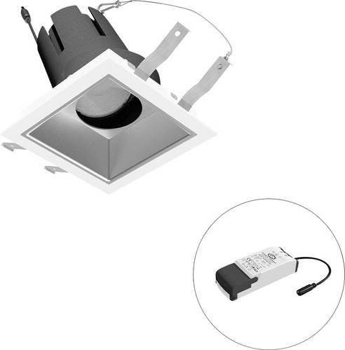 EVN LED-Deckenstrahler F03R14SM1830L55P in Weiß, quadratisch und verstellbar - Bild 1
