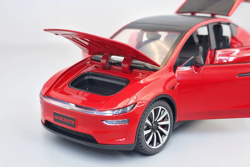 MAKEDA Modell Y 2026 SUV, Automodell, 1:24, Metall, mit Sound und Licht, Rot - Bild 3