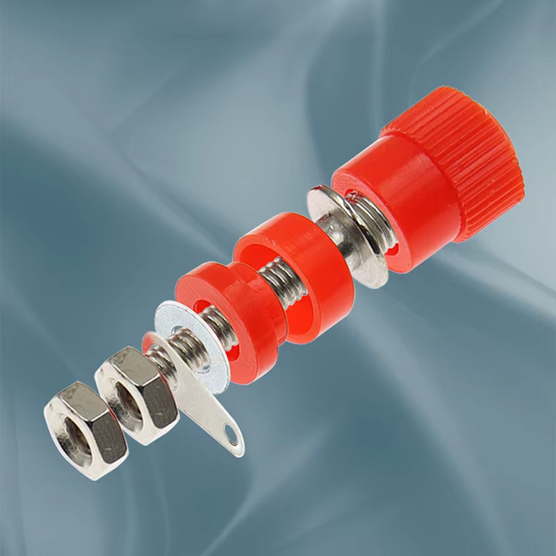 FVJVYE Bananenstecker Weiblich 4mm DIY Lautsprecher-Anschluss Terminals für Audio-Verstärker in Rot und Schwarz - Bild 4