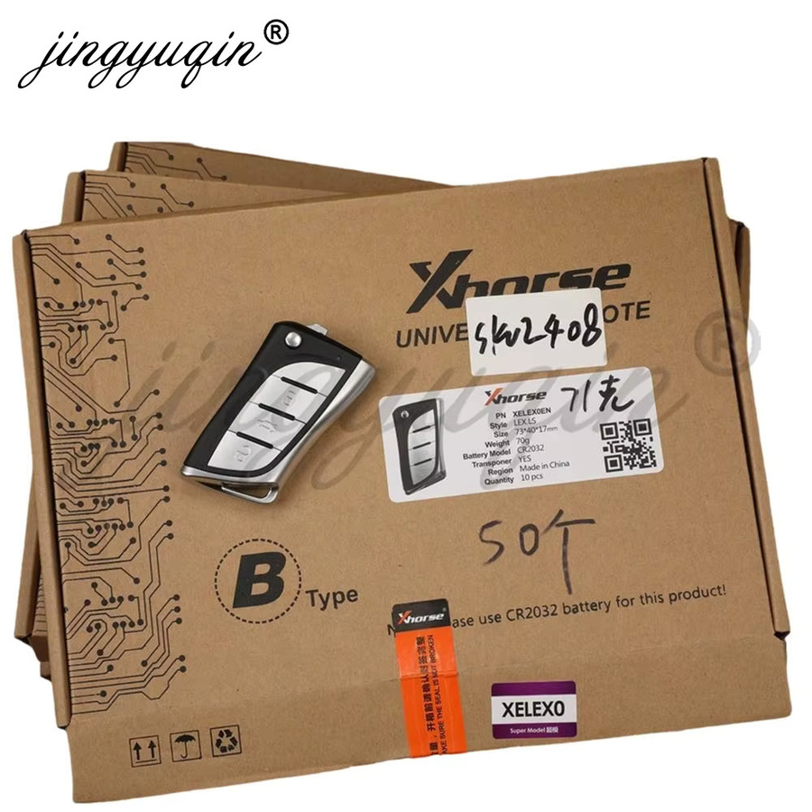 Xhorse VVDI XE Serie Fernbedienung Autoschlüssel mit Super Chip, 5 Stück, Schwarz - Bild 4