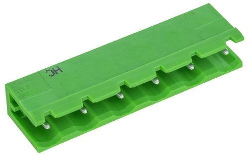 PTR Hartmann Stiftleiste Standard in Grün mit 10 Polzahlen und einem Rastermaß von 7,62 mm - Bild 1