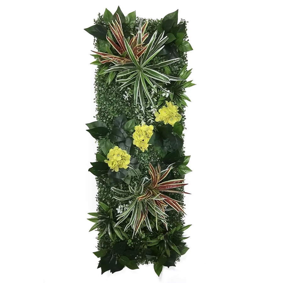 Linhongbin Künstliche Rasen Wandpaneele mit Moos und Zweigen, Grün, B: 40 cm, H: 120 cm - Bild 1