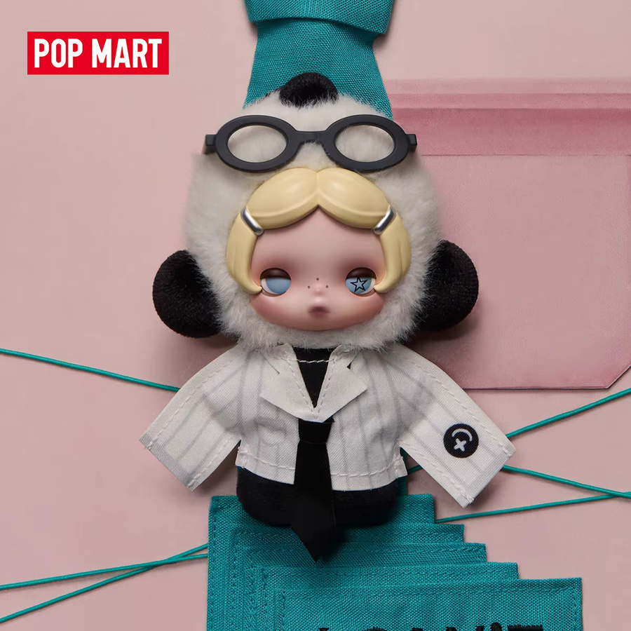 POP MART Skullpanda Off Mode Series Plüschpuppen-Anhänger, ab 14 Jahren - Bild 1