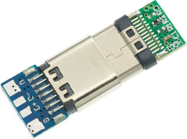SAMIORE ROBOT 10 Stück USB-C-Stecker und Buchsenadapter Set, 24 Pins USB 3.1, Farbe: Silber - Bild 1