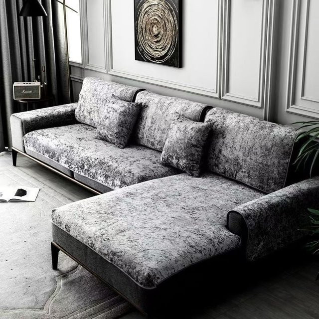 Elastischer Sofa-Sitzbezug aus dickem Samtstoff von Your Warm Home, Schonbezug für Sofakissen, Breite: 80 cm, Breite: 80 cm - Bild 1