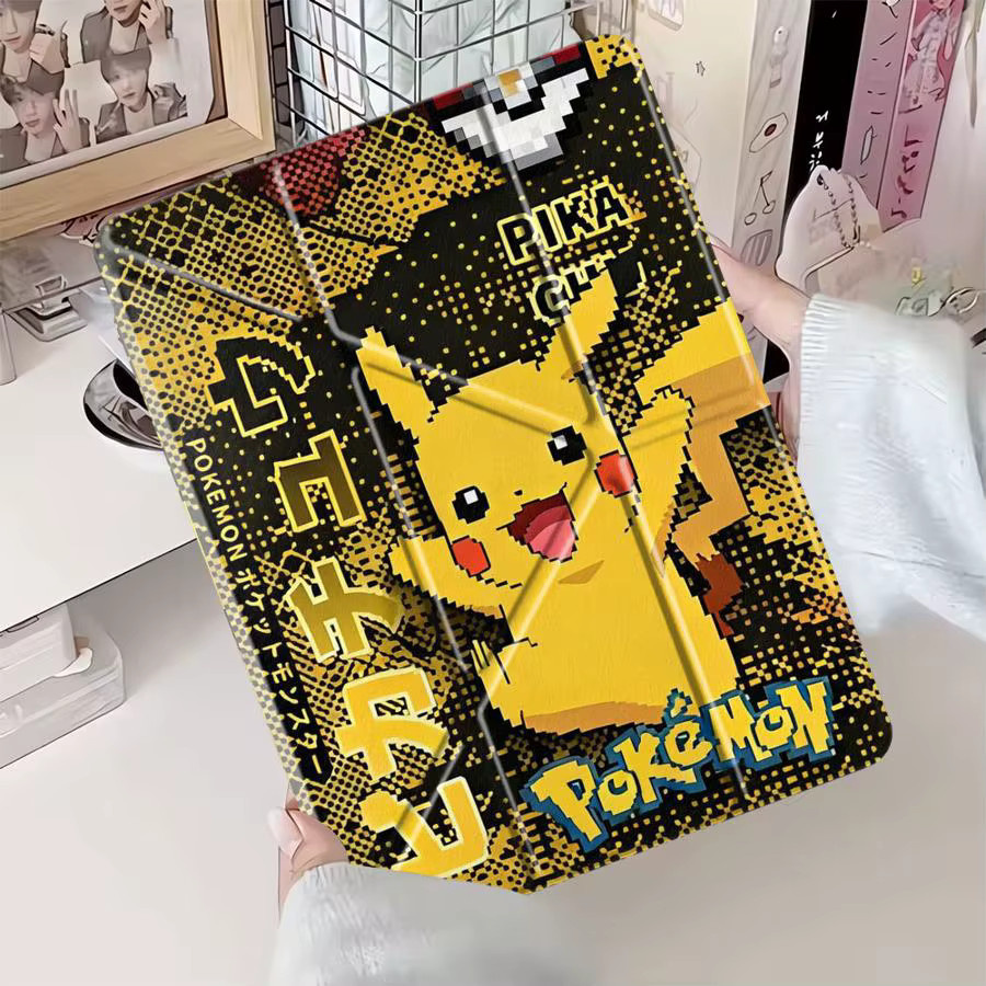 Pokemon Anime Pikachu Tablet-Hülle für iPad Pro, Air und Mini in verschiedenen Generationen und Größen - Bild 5