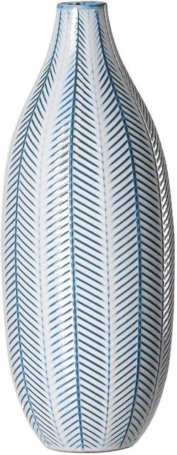Ritzenhoff & Breker Vase Reef mit Farnblätter-Motiv in Blau, Höhe: 30,5 cm - Bild 1