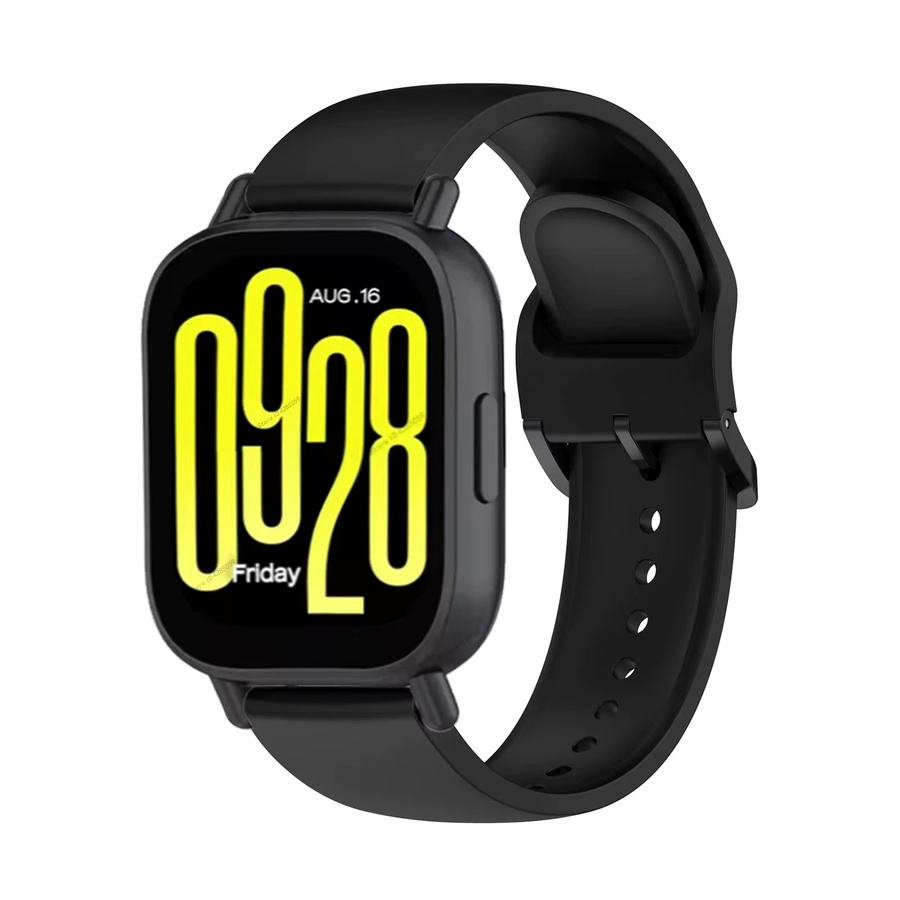 Xiaomi Uhrenarmband Silikon, Redmi Watch 5 Active, Redmi Watch 5 Lite, Schwarz - Bild 2