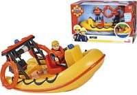Simba Feuerwehrmann Sam Neptune Boot mit Figur Spielfahrzeug ab 3 Jahren - Bild 1