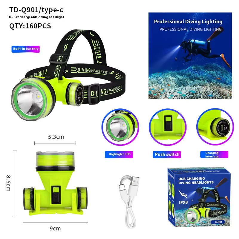 ESMARTER LED Taucherlampe wiederaufladbar und wasserdicht für professionelle Unterwasseranwendungen - Bild 5