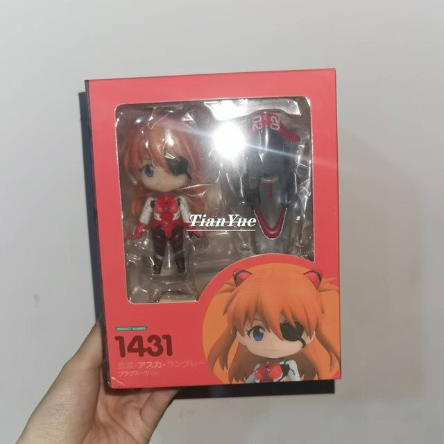 Anime Asuka Shikinami Langley Plugsuit Version 1431, Gelenkmodell Figur, 10 cm - Bild 1