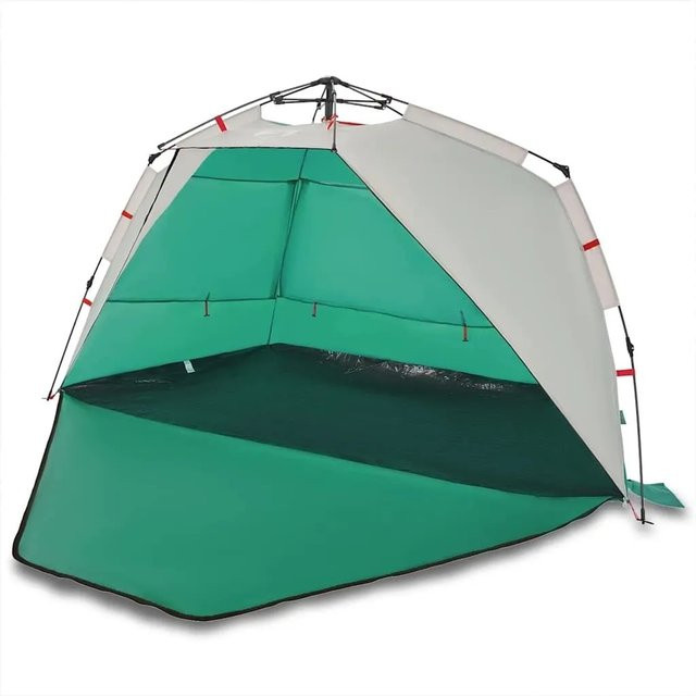 Furnicato Strandzelt mit Quick Release System in Meergrün, B/T/H: 255 x 145 x 142 cm - Bild 1