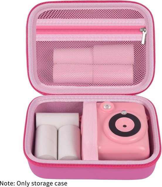 paiyule Aufbewahrungstasche für VTech KidiZoom PrintCam Sofortbildkameras inklusive Thermal Rolls Print Nachfüllpapier in Blau oder Pink - Bild 1