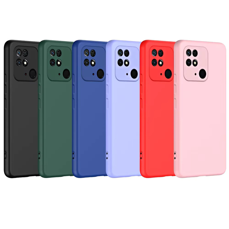 Xiaomi Silikon Schutzhülle für Redmi Note 10 11 12 Pro Plus 5G und Redmi 9A 10C 12C in Blau - Bild 7
