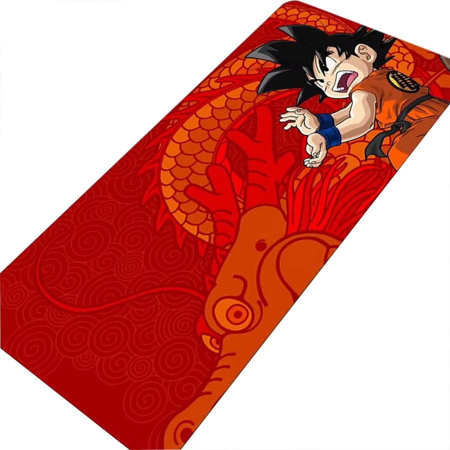 Bandai Dragon Ball Z Gaming-Mauspad Schreibtischunterlage Schwarz Rot - Bild 2