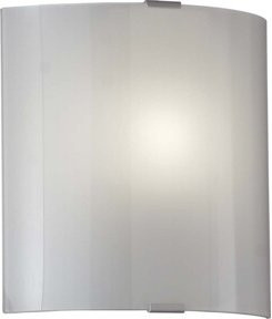 Böhmer Wandleuchte aus Glas in Weiß mit E27 Fassung und 53W - Bild 1