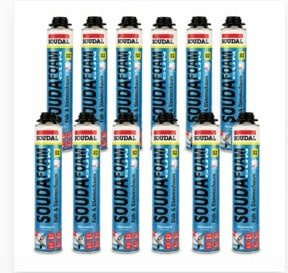 Soudal 1K Profi-Pistolenschaum Soudafoam Gun B2 Polyurethan in Beige, 750 ml - Bild 1