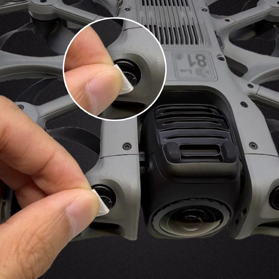 DJI Avata 360 Panorama-Sensor Schutzfolie für Flugbrillen HD Anti-Rutsch-Linsenschutz Zubehör - Bild 5