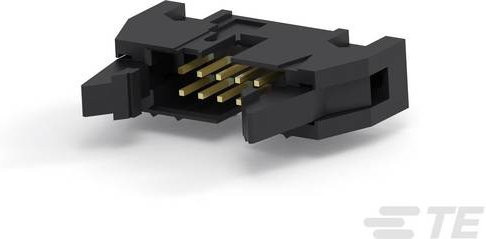 TE Connectivity Einbau-Stiftleiste Standard in Schwarz aus Kunststoff - Bild 1