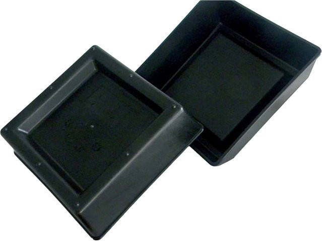 Scaritech Quadratische Backform aus Silikon, Schwarz, 10er Pack - Bild 1