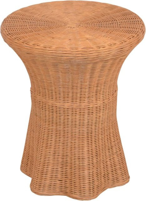 Möbel direkt online Beistelltisch aus Rattan in Braun für Wohnzimmer und Esszimmer - Bild 1