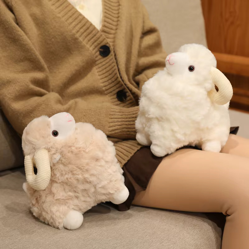 YUZHINUO Ziege Plüsch Spielzeug, Tiere, Weiß - Bild 3