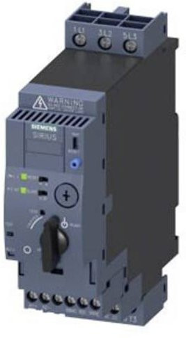 Siemens Direktstarter 3RA6120-1EB32 in Grau mit 32A Nennstrom und 15kW Motorleistung bei 400V - Bild 1