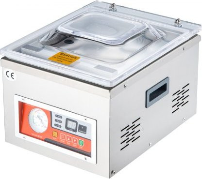 VEVOR Profi-Kammervakuumierer DZ-260A in Silber, Kompakter Vakuumierer mit 260W Leistung und 25,9 cm Dichtungsbreite für Fleisch, Marinaden und Lebensmittel im Haushalt oder Gewerbe - Bild 1