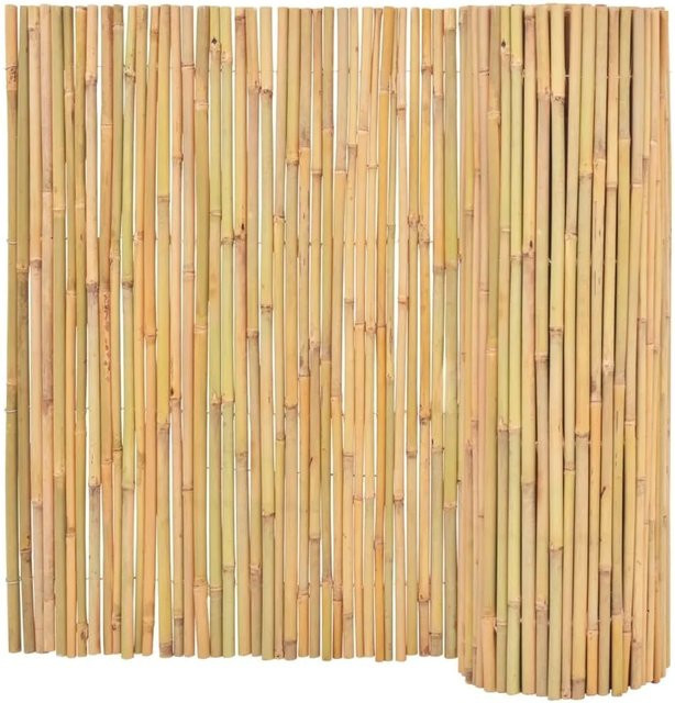 vidaXL Gartenzaun aus Bambus in Natur/Beige, B: 300 cm, H: 100 cm - Bild 1