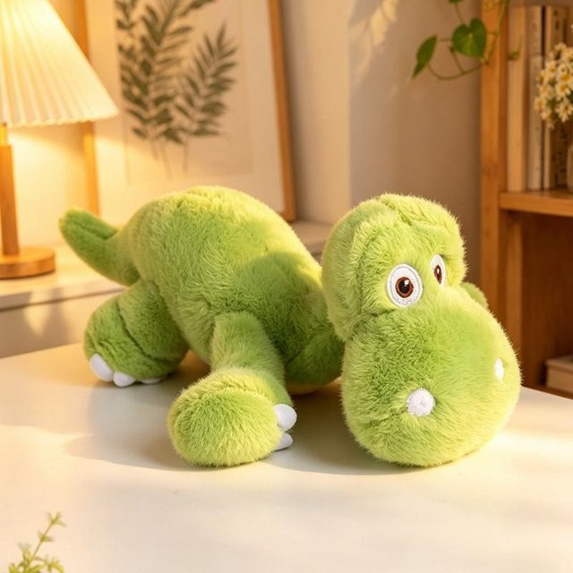 Yiran toy Dinosaurier-Plüschpuppe, Grün, Plüsch / Textil - Bild 1