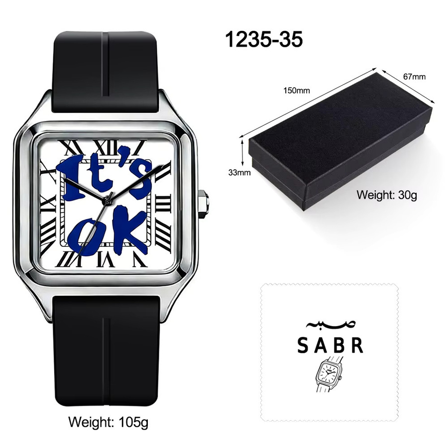 STARPERISH Armbanduhr Edelstahl, Quarz, Weiß, Herren - Bild 2