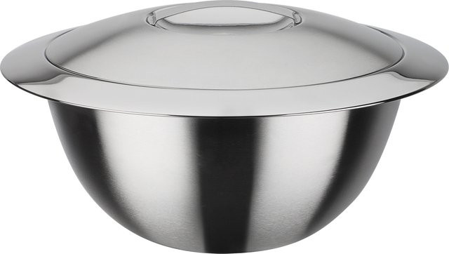 GSW Thermo-Servierschüssel mit Deckel aus Edelstahl in Silber, Durchmesser: 26 cm - Bild 1