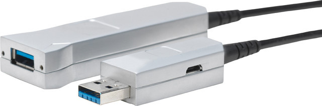 Vivolink USB-A Datenkabel 3.2 Gen 1 Schwarz, Länge: 10 m - Bild 1