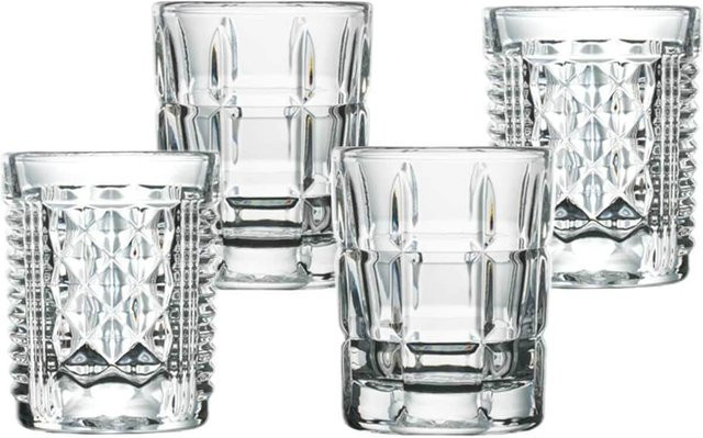 La Rochére Schnapsgläser Shooters transparent 4er Set mit 60 ml Füllmenge - Bild 1