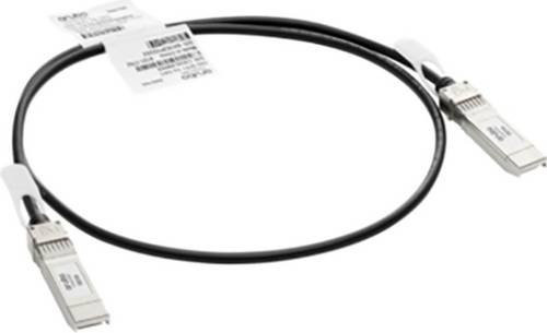 HP Aruba Instant On 10G SFP+ zu SFP+ DAC Glasfaser LWL Anschlusskabel, Farbe: Schwarz, Länge: 1,00 m - Bild 1