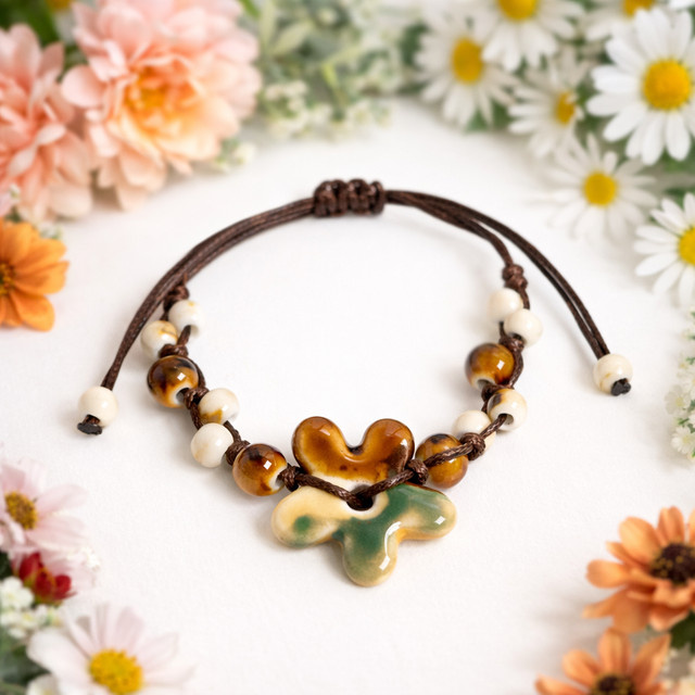 Armband Keramik, Perle, Bunt, Damen - Bild 1