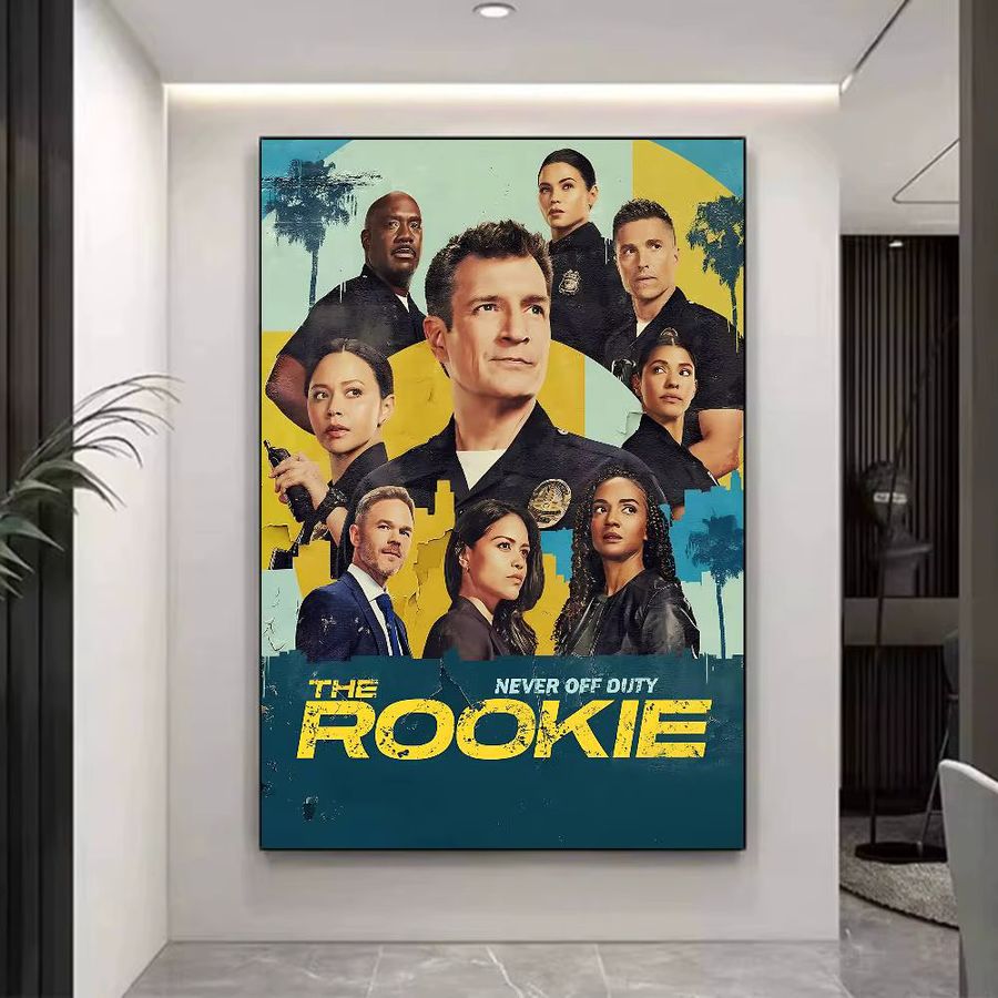 Vintage Film Poster The R-Rookie Wandkunst aus weißem Kraftpapier von Potdemiel - Bild 5