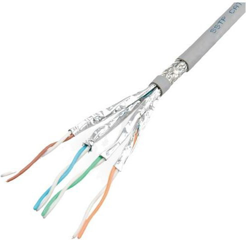 Roline Netzwerkkabel CAT 6a S/FTP Ethernet/LAN Grau 100 m - Bild 1