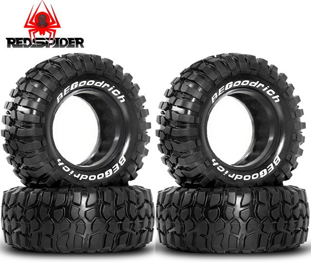 MJX RC Crawler Auto Zubehör, 4-teiliges Set, 1:12, Reifen, 95mm - Bild 1