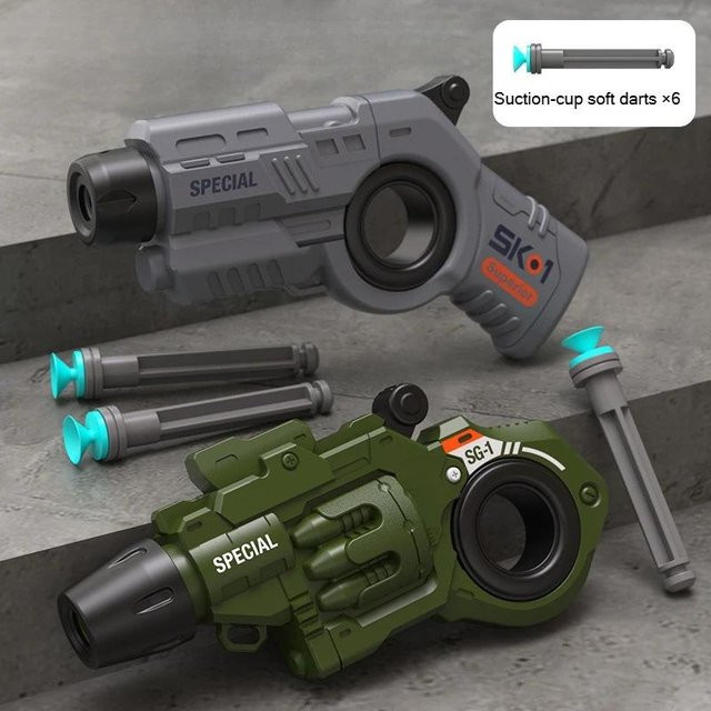 Fashnics Fidget Spinner Ring EDC Launcher Mini Blaster, 2-teiliges Set, mit 6 Saugnäpfen, Lernspielzeug - Bild 1