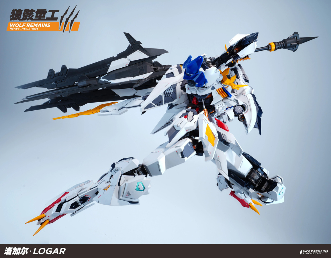 WOLF REMAINS HEAVY INDUSTRIES PG Wolf King Barbatos Legierungsskelett-Bausatz, 1/60 - Bild 2