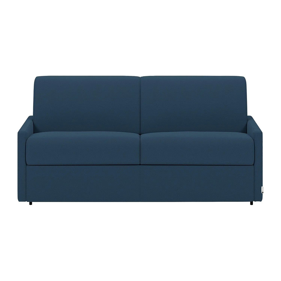Vente-unique Schlafsofa Calife in Marineblau mit Stoffbezug und Schaumstofffüllung, Breite: 170 cm - Bild 2
