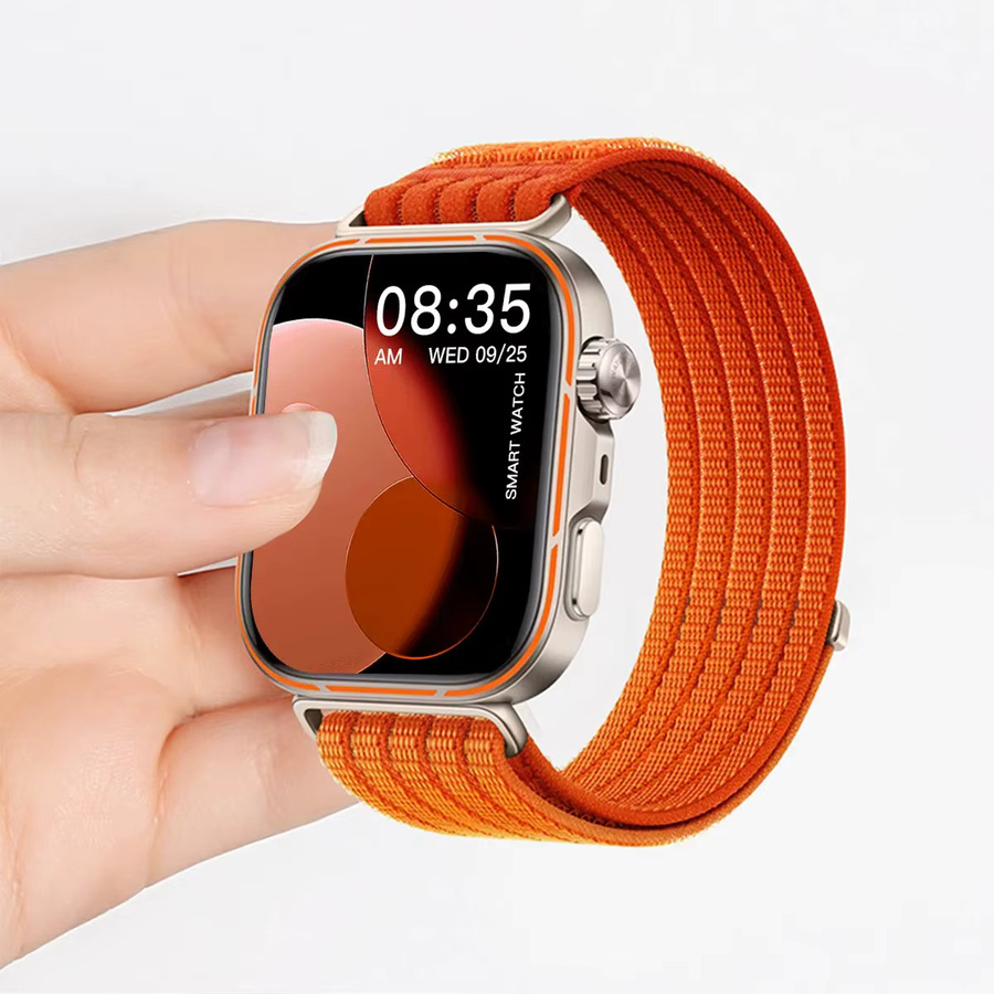 YEELUSEE Uhrenarmband Nylon, orange, Unisex - Bild 1