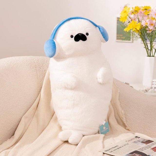 Yiran toy Seehund Plüschtier, Weiß, Puppe - Bild 1