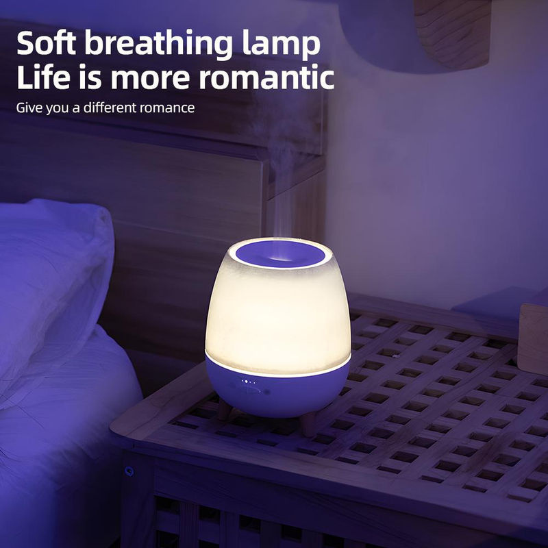 TOMTOP JMS Ätherischer Öl Diffusor mit Fernbedienung und Timer, 300ml Aromatherapie Vernebler in Weiß - Bild 7