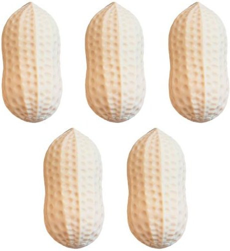 5-teiliges Set Erdnussförmiges Quetschspielzeug, Stressball, Sensorisches Spielzeug - Bild 1