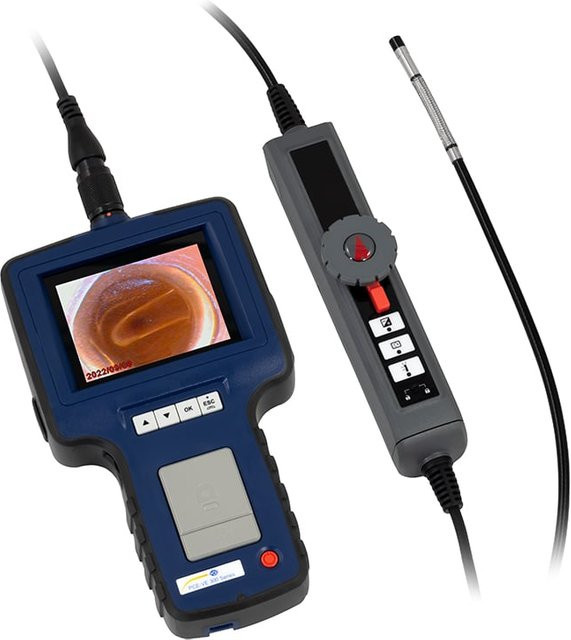 PCE Instruments Videoendoskop PCE-VE 350HR Inspektionskamera Boroskop in Schwarz und Blau - Bild 2
