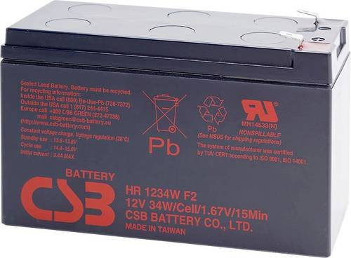 CSB Ersatzbatterie in Schwarz - Bild 1